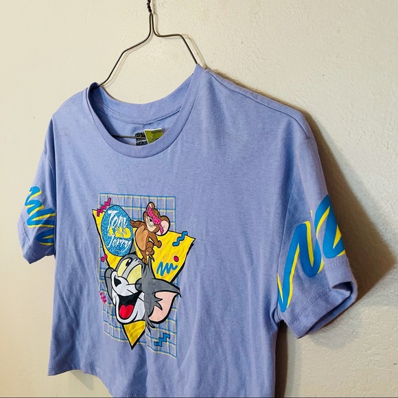 NWT Tom & Jerry Graphic Crop Top - Picture 4 of 7